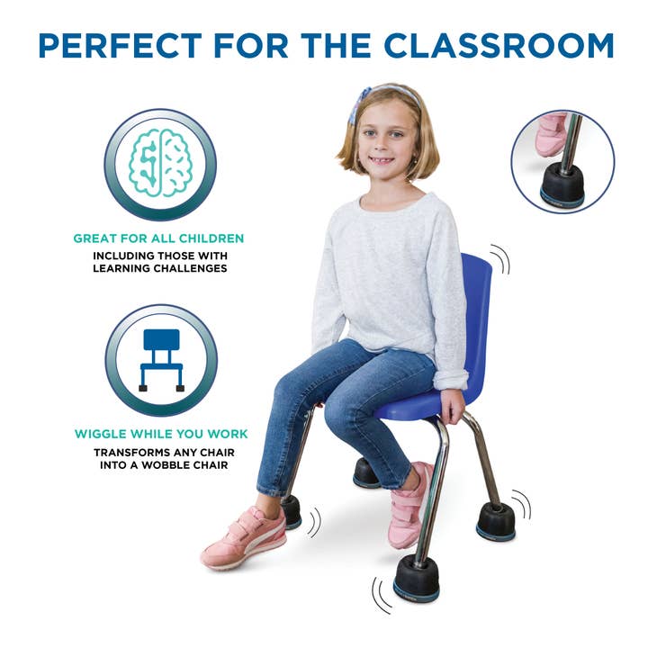 Bouncyband LLC - Wholesale Chair - Kids - Wiggle Wobble Chair Feet