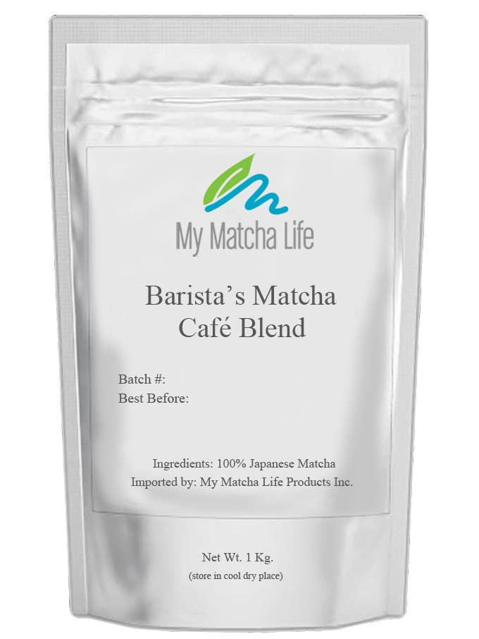 Barista's Bulk Matcha 2.2 lb bag for wholesale by My Matcha Life Products Inc.
