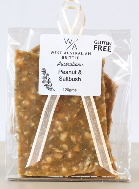 West Australian Brittle - Wholesale Brittle - Peanut and Salt Bush Britte - 1 Box - 10 Bags0