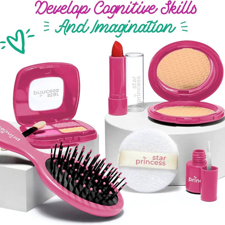 Stargo Brands Llc - Vendita all'ingrosso Set di giocattoli - Bambini - Set deluxe di borsa da gioco con accessori - Edizione rosa9