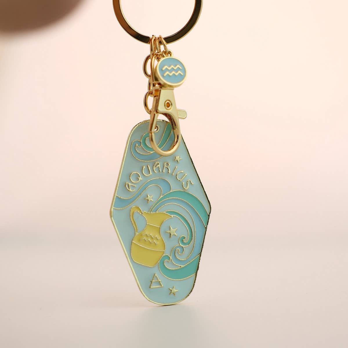 ACCITY - Wholesale Keychain - Women's - Zodiac Motel Keychain – Retro Enamel Design_CWMM1019710
