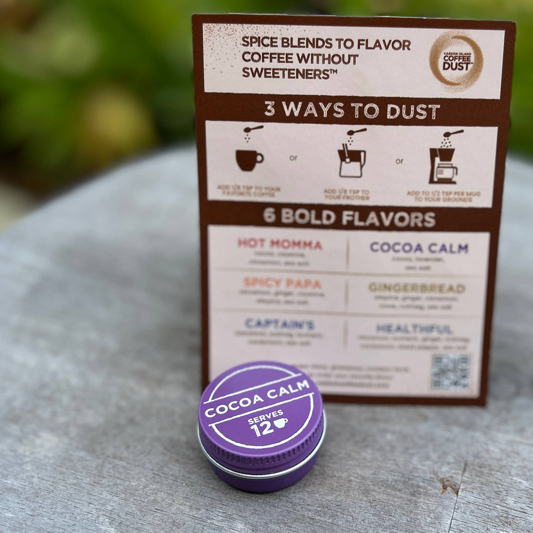 Vashon Island Coffee Dust - Wholesale Coffee Beans - Individual Mini-Tins | 12 servings | Sample Any Coffee Dust3