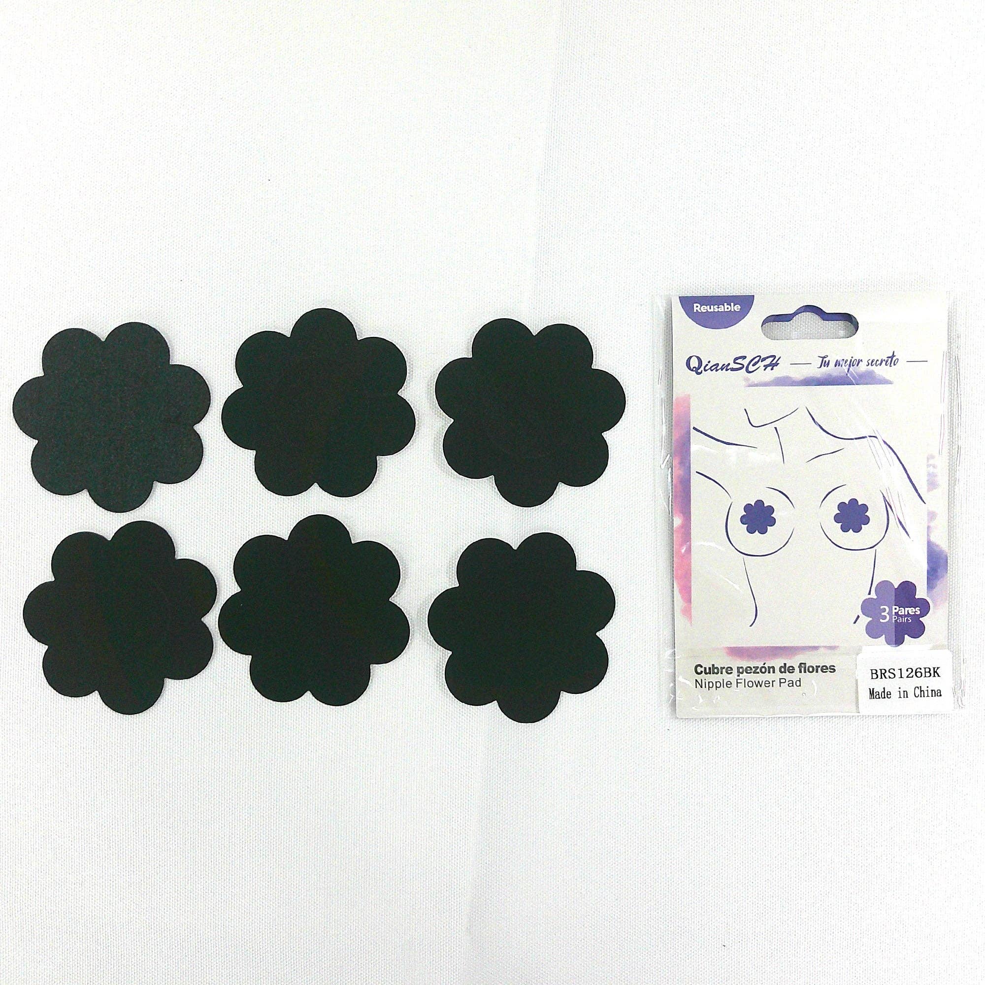 TAPA fashion - Wholesale Nipple Pasties - Women's - Flower Nipples Pad BRS126 (12PC)0