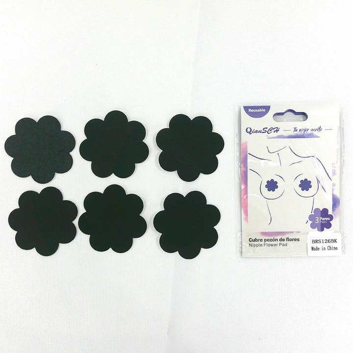 TAPA fashion - Wholesale Nipple Pasties - Women's - Flower Nipples Pad BRS126 (12PC)
