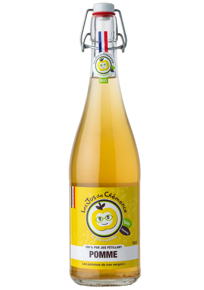 Les Nominatifs - Vendita all'ingrosso Succhi di frutta - Succo di mela biologico puro frizzante - 75 cl0