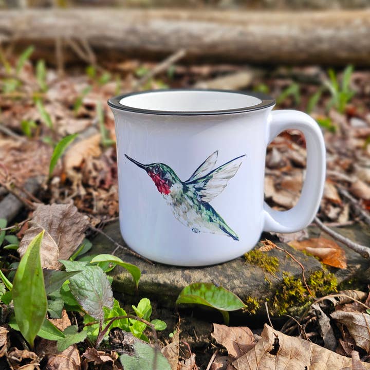 The Cranberry Finch - Wholesale Coffee Mug - Hummingbird Mug