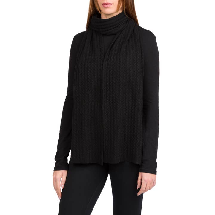 Assia di Brunetti Federica e C. s.a.s. - Wholesale Scarf - Women's - Roxane - Cashmere blend braided scarf2