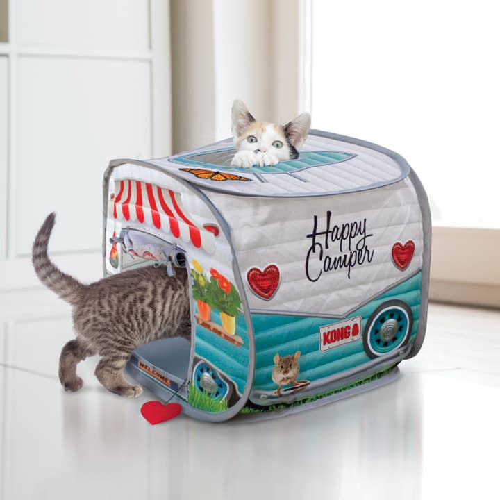 Pet Palette Distribution - Wholesale Pet Toy - Cat - KONG® Play Spaces Camper Cat Toy