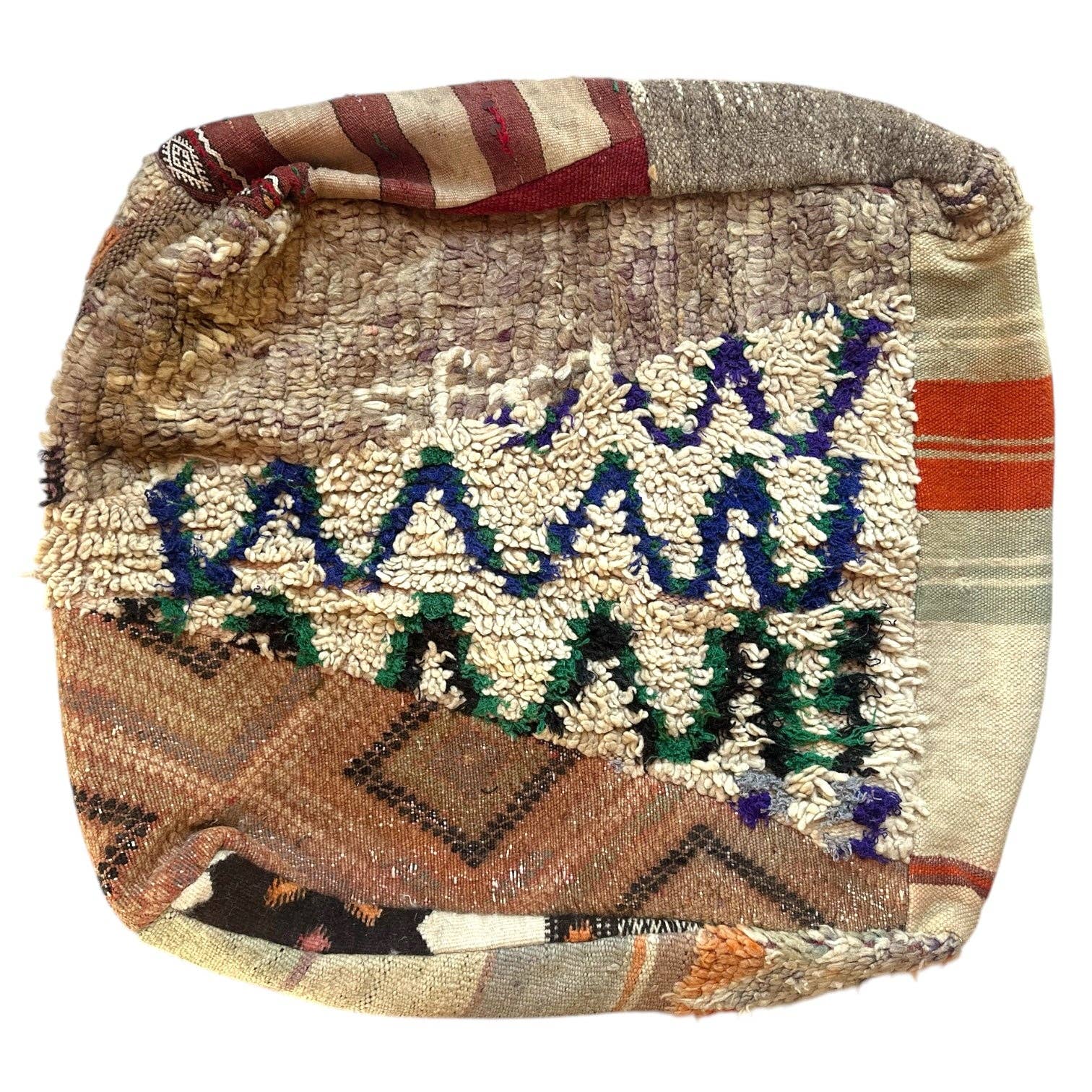 SOUK in the CITY - Wholesale Pouf - UNIQUE Upcycled Berber Poufs - PATCHWORK4