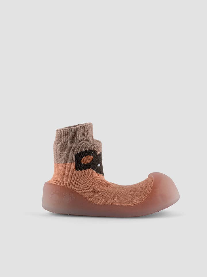 Cotton Baby Booties with Mouse for wholesale by Bigtoes