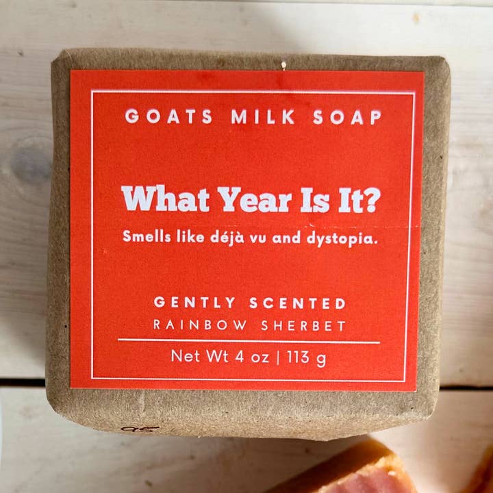 Rainbow Sherbet | Political Humor | 4 oz Goat Milk Soap for wholesale by Falcone Farm