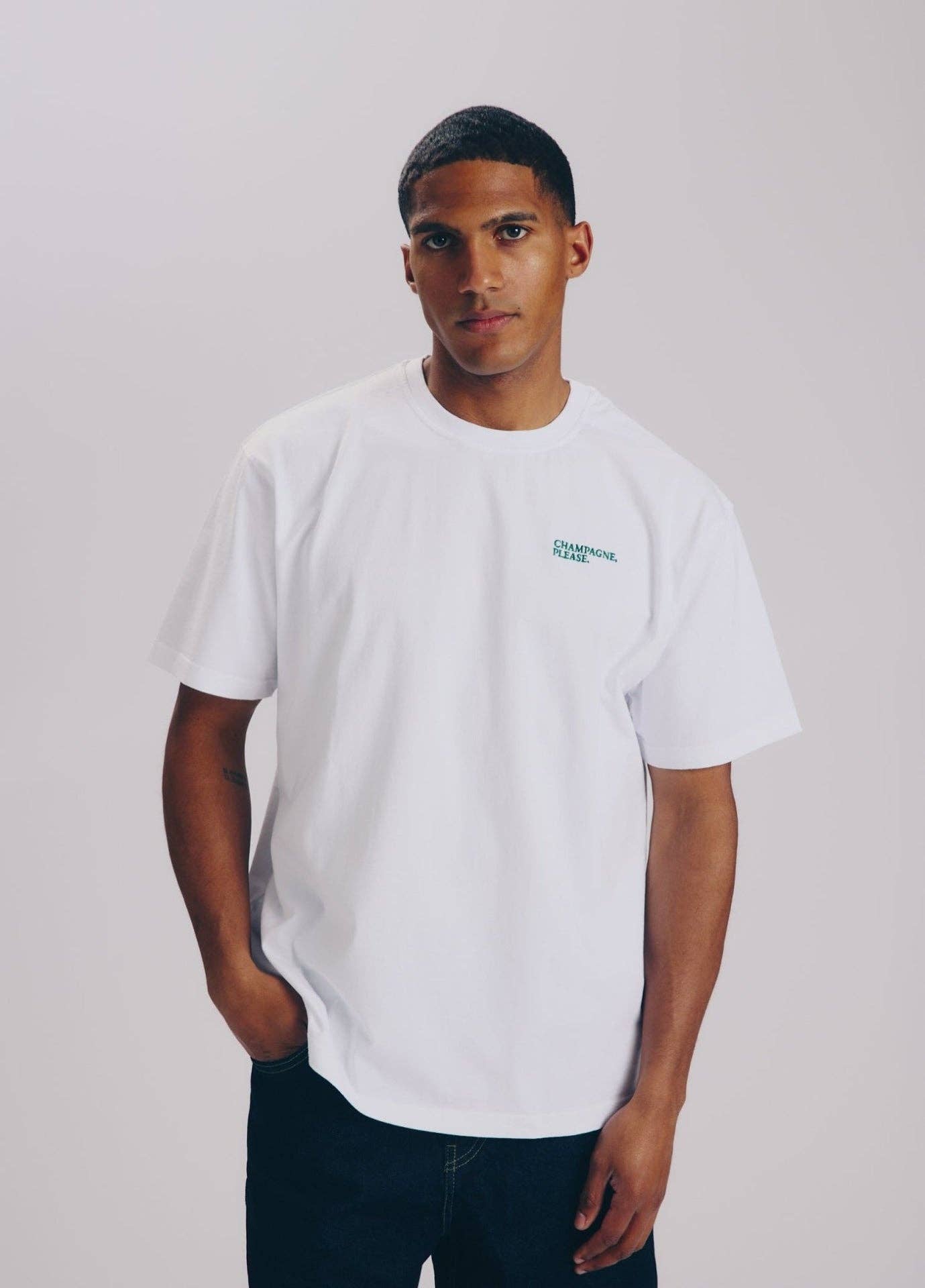 No Bad Days Club - Wholesale Screen Printed T-Shirt - Unisex - CHAMPAGNE, PLEASE T-SHIRT3