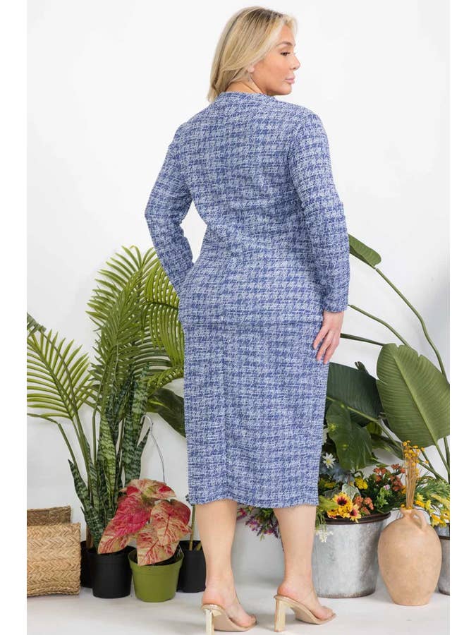 J2 FASHION – wholesale Top & skirt set – Women's – Blouse and Midi Skirt 2pcs set3