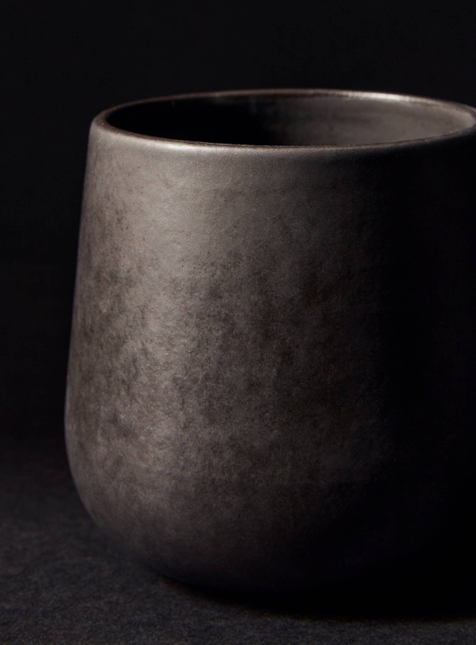 GHARYAN Stoneware & Olive Wood Tableware | Ships from USA - Wholesale Coffee/Tea Cup - Handmade Stoneware Coffee & Tea Cup | Edan 7.5 oz7