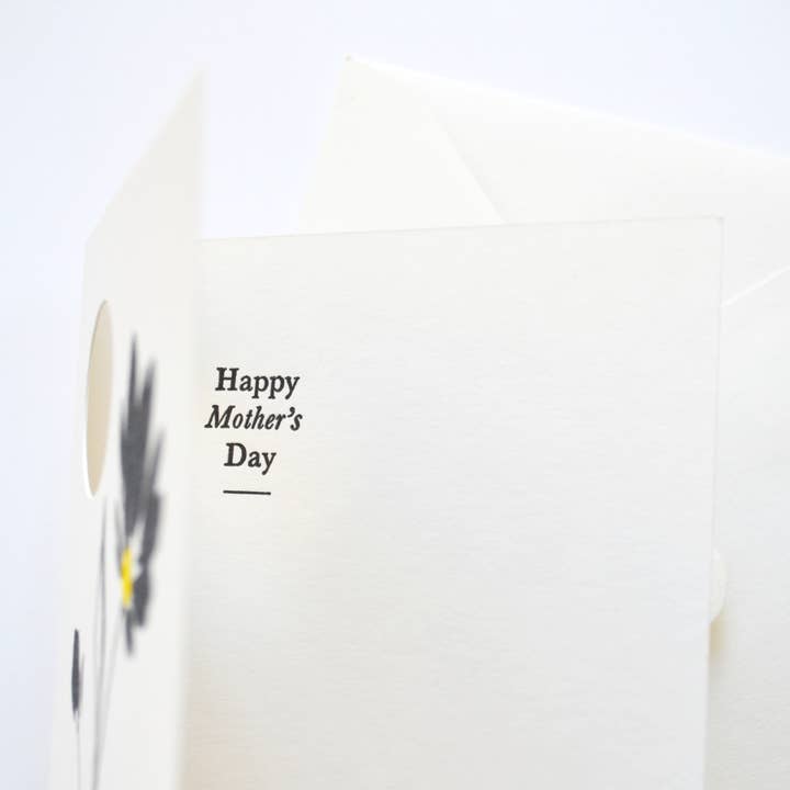 Alex & Olive - Wholesale Mother's Day Card - Floral Mother's Day Handcrafted Card - Letterpress Printed 4