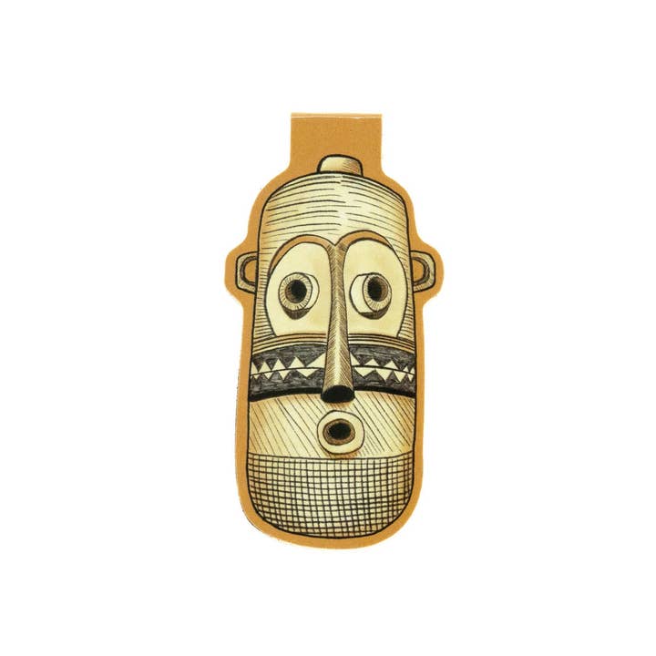 Magnetic Bookmark - African Masks (Pende) for wholesale by Pounded Yam Productions