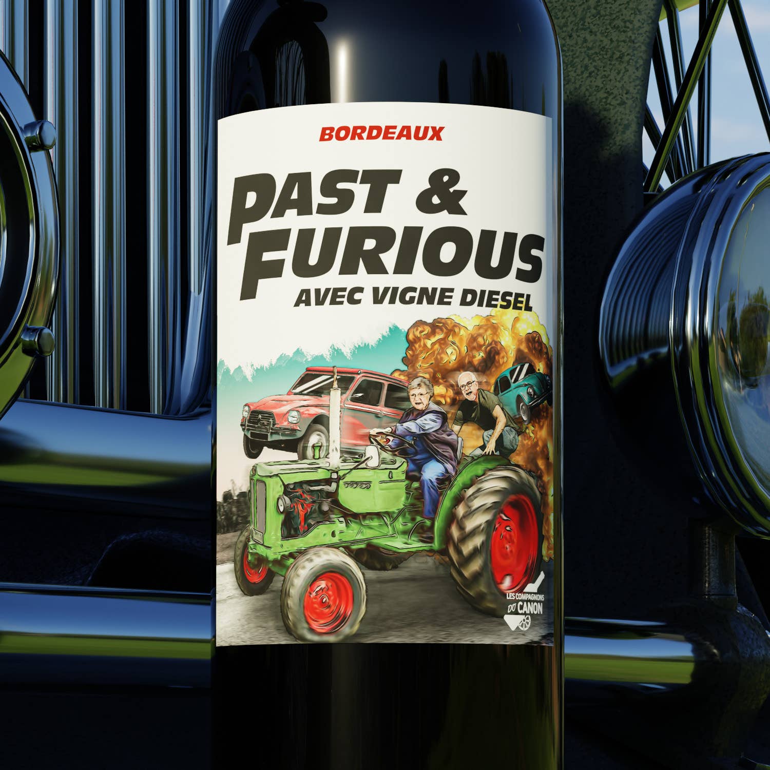 Les Compagnons du Canon - Vendita all'ingrosso Vino rosso - Past & Furious 2020 - Bordeaux rosso dal terroir3