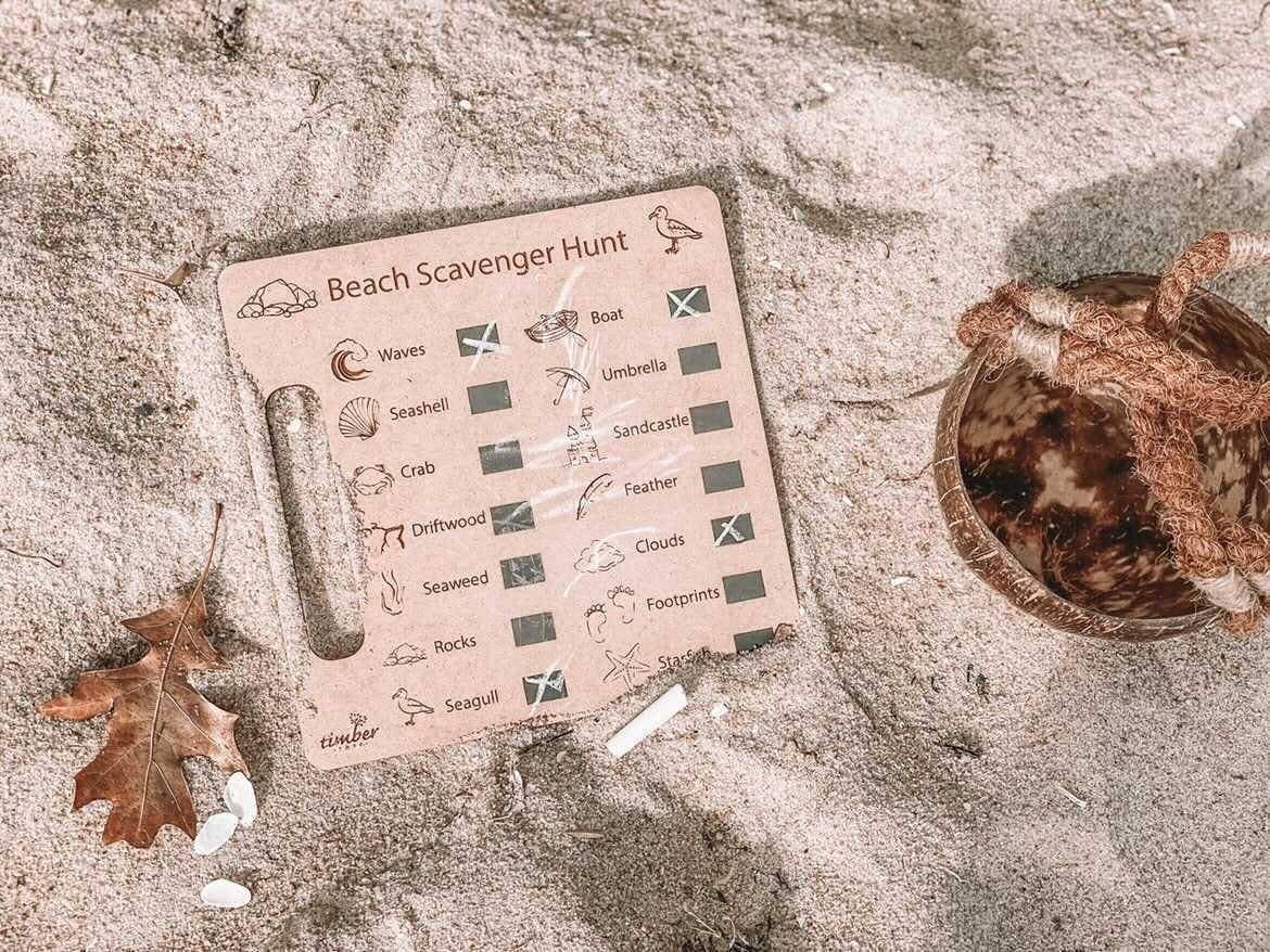 Timber Tots - Wholesale Beach/Pool Toy - Kids & Baby - Beach Scavenger Hunt Board1