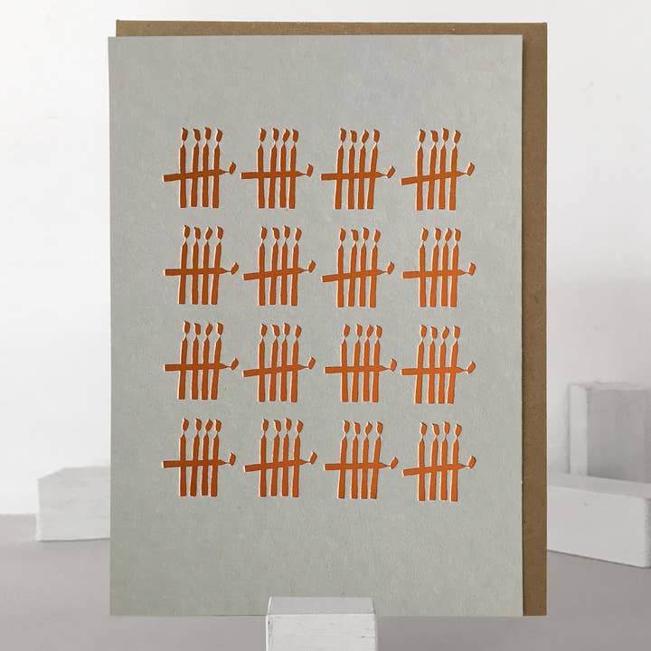 80th Birthday Card | Copper Foil Birthday Card | Luxury for wholesale by Purpose & Worth etc