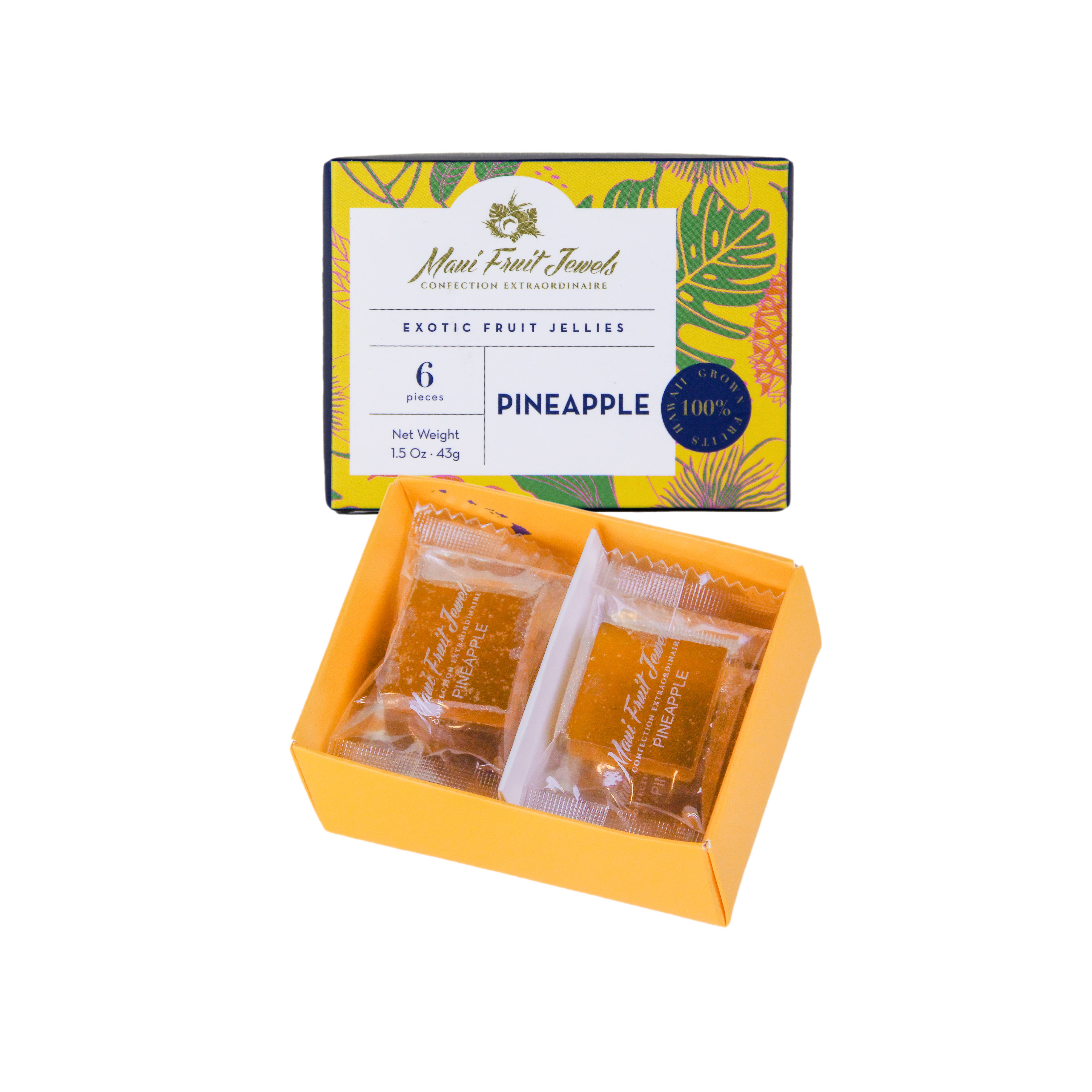Maui Fruit Jewels - Wholesale Gummy - Pineapple Fruit Jellies