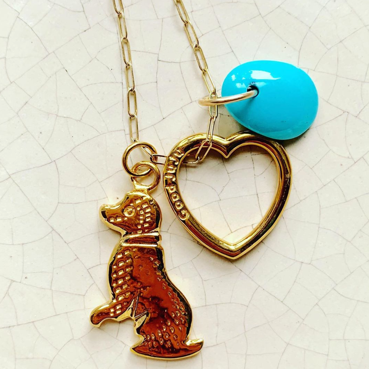 Juju Supply Co. - Wholesale Pendant/Charm Necklace - The Good JuJu Open Heart8