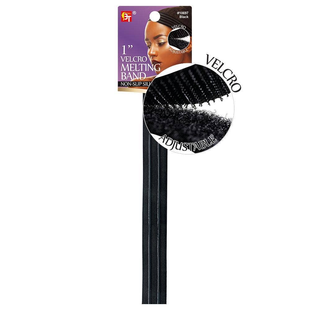 KT Supply - Wholesale Hair Accessories Set - Women's - Velcro Melting Band Non-Slip Silicone 1"0
