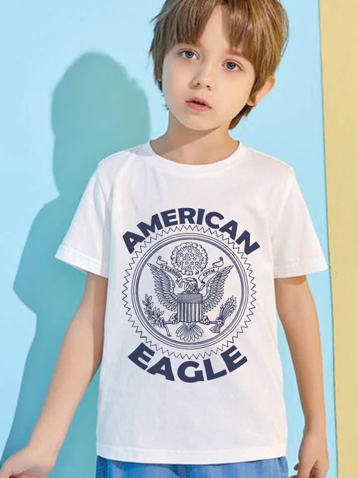 L1088 - EAGLE graphic tee for wholesale by KNOCK ON THE STYLE