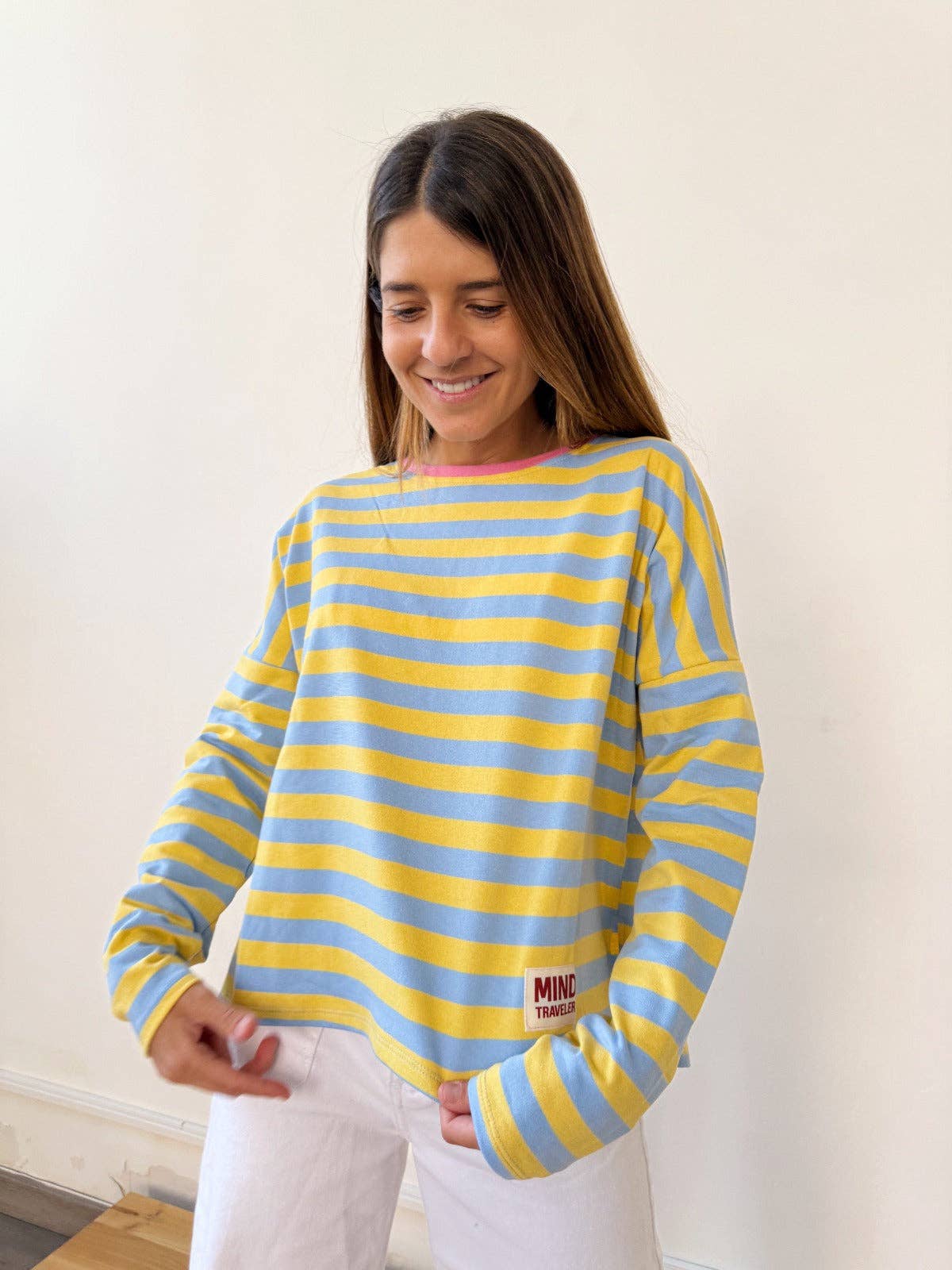 MindTraveler – T-shirt – Mulher por atacado – Camisola Núria Azul Céu0