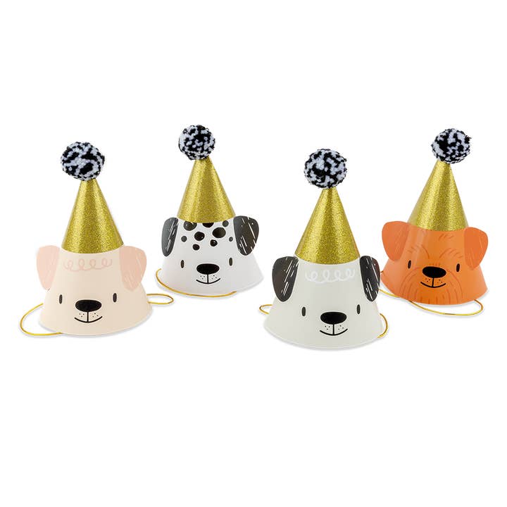 Bow Wow Party Hats - 8 Pk. for wholesale by Jollity & Co. + Daydream Society