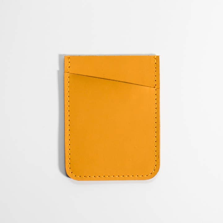 Porte-cartes Slim | Jaune pour la vente par Small Hours Workshop