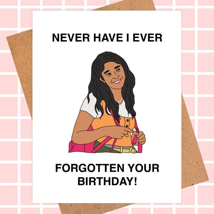 Aldrig har jag någonsin roligt födelsedagskort | Popkulturkort för wholesale av Pop Hot Cards