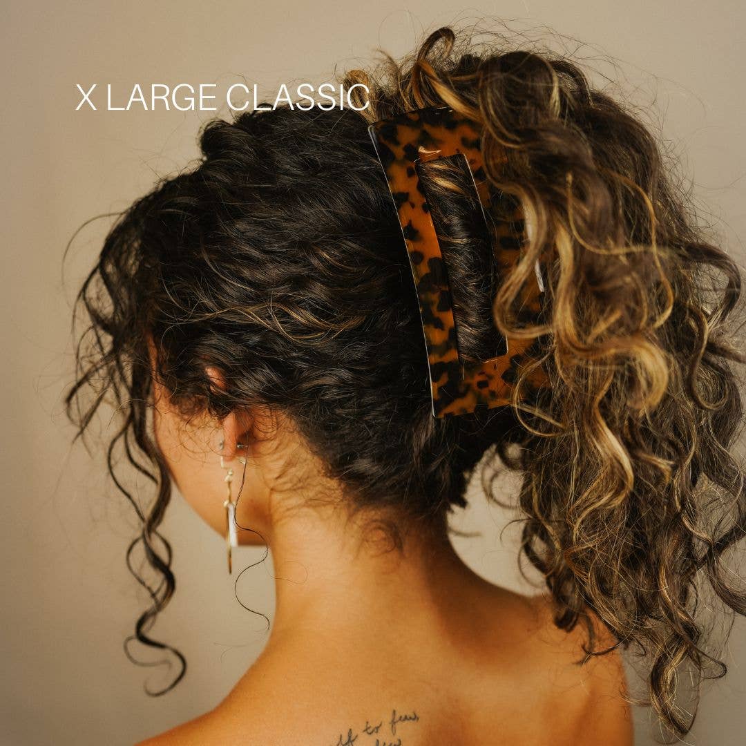 Green Room - Vente Pince à cheveux – femme - Pince à griffes - Tortue3