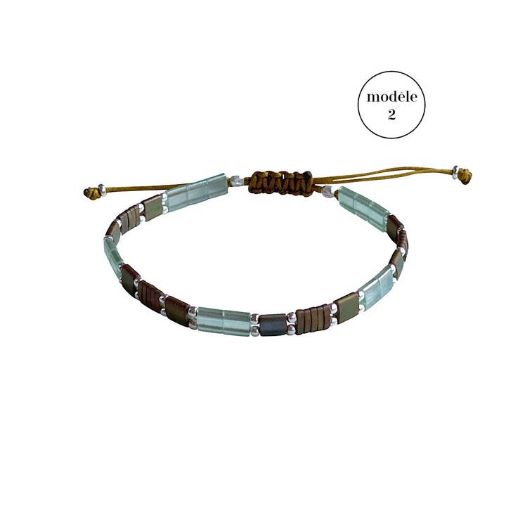 CLAIRE BERTEAU - Vendita all'ingrosso Bracciale con perline - Bracciale con perline giapponesi Anitya Almond