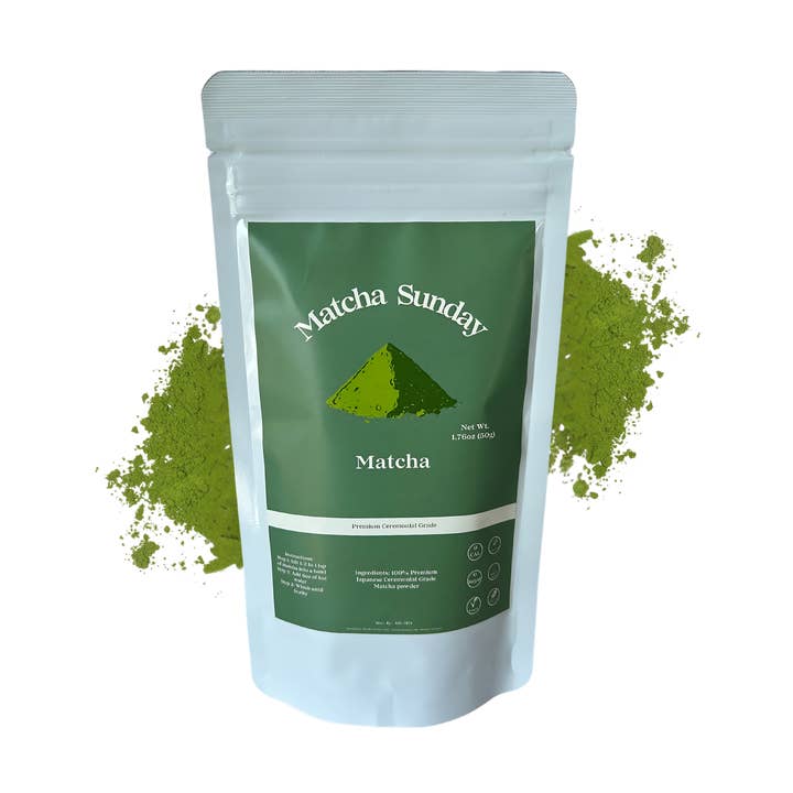 Poudre de Matcha de Grade Cérémonial (50g) pour la vente par Matcha Sunday