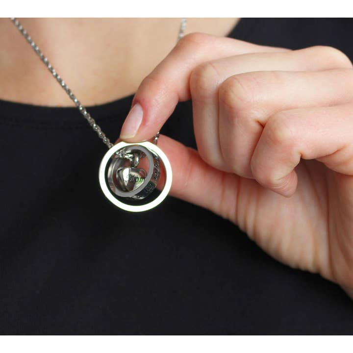 Lillian Rose – Großhandel Kette mit Anhänger/Charm – Memorial Schmuck Mom Forever in meinem Herzen Halskette3