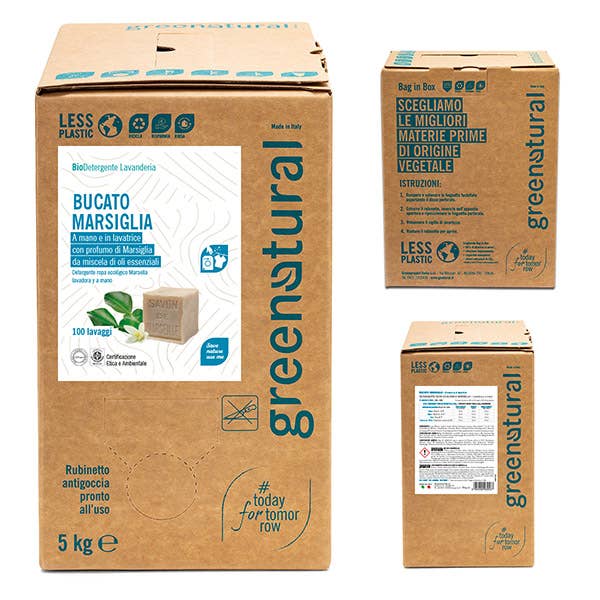 MARSEILLE laundry - GREENATURAL 5kg BAG for wholesale by GREENATURAL