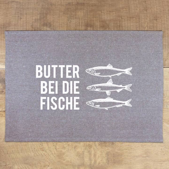 Maritim bordsset Smör på brödet av återvunnen bomull för wholesale av Bow & Hummingbird