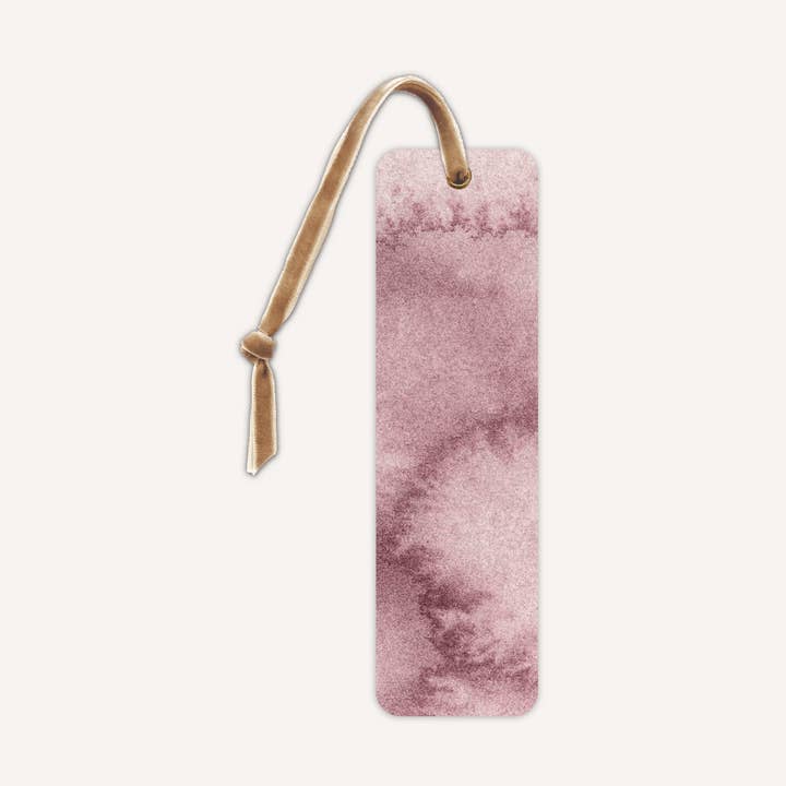 Mulberry Mauve Watercolor Plume Bookmark for wholesale by Studio Miller