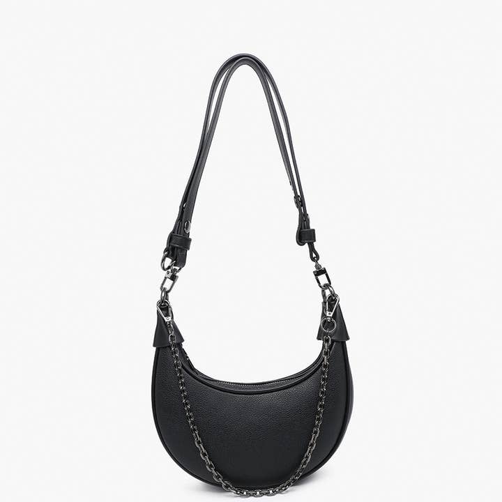 Jen & Co. – wholesale Shoulder bag – women's – M2503 Zora Moon Shoulder Bag w/ Chain