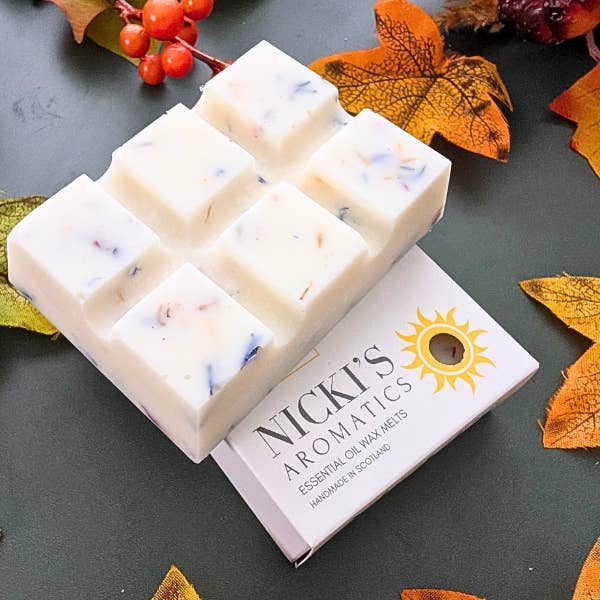 Falling Leaves | Autumn Botanical Aromatherapy Wax Melts for wholesale by Nicki's Aromatics