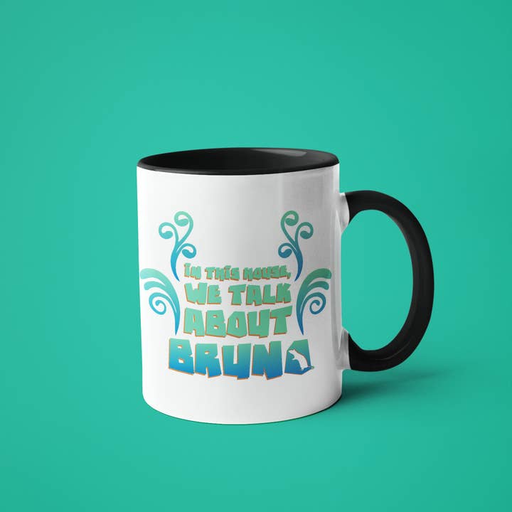 In This House We Talk About Bruno - Coffee Mug - Encanto for wholesale by Calm Down Caren