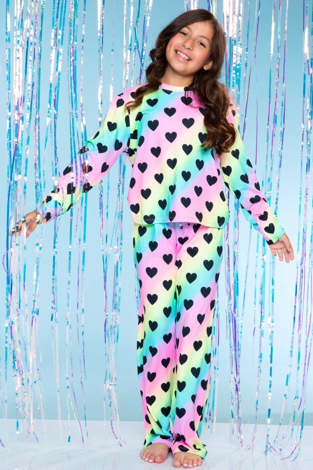 PixieLane - Vendita all'ingrosso Set loungewear - bambini - Pantaloni Easy Tee & Karate a manica lunga Simply Soft11