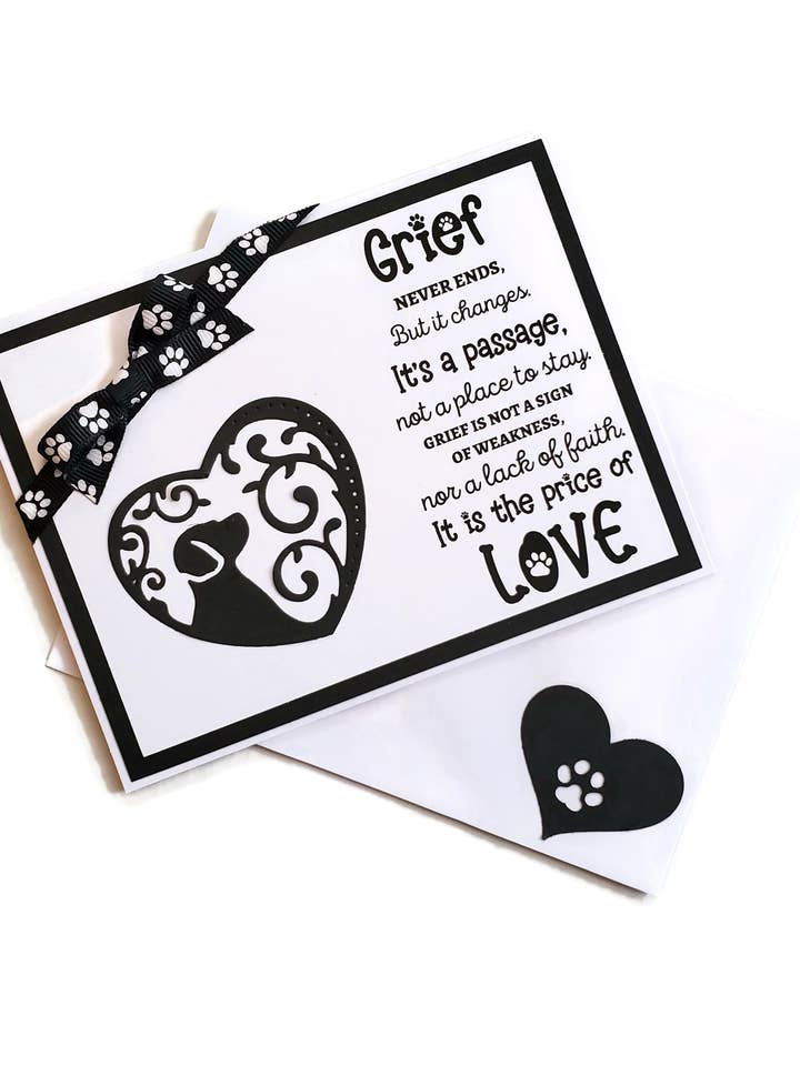 Tarjeta de simpatía del perro para venta al por mayor de Misfit Manor Shop