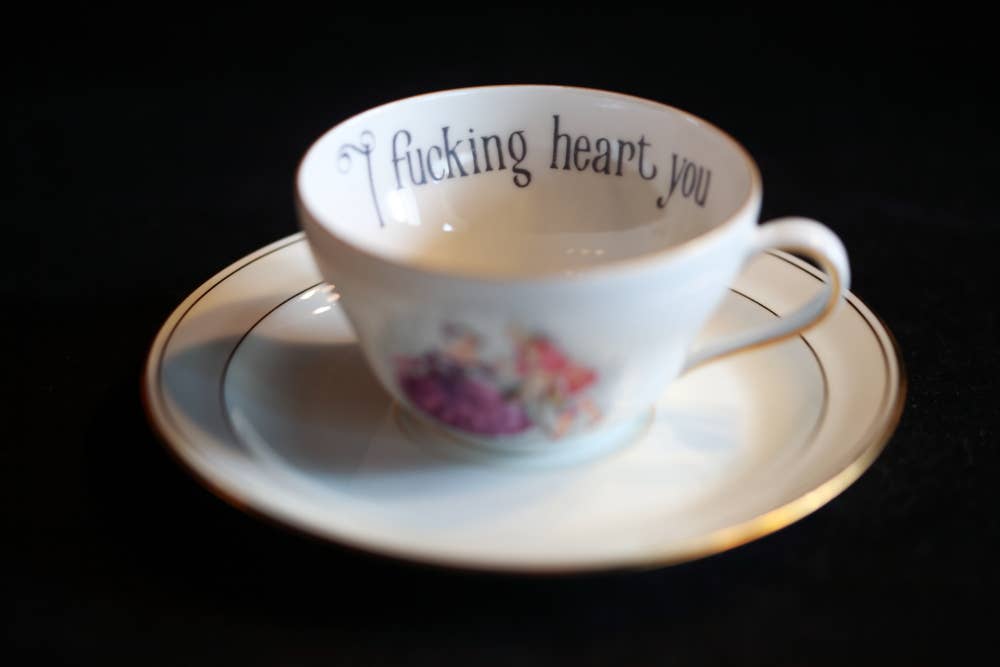 Durrant & Dove - Wholesale Coffee/Tea Cup - The Durrant & Dove cup and saucer pack10