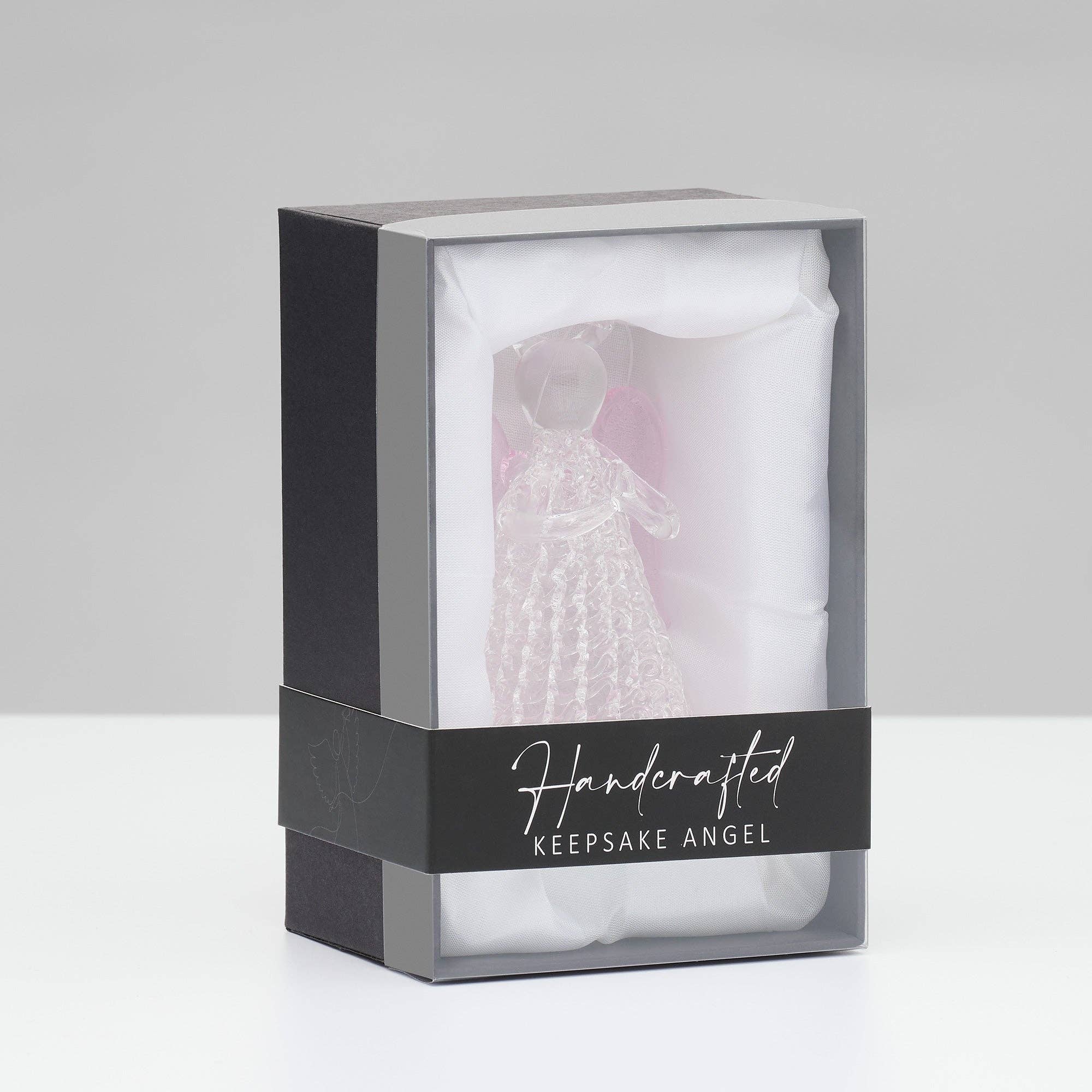 Sienna Glass - Wholesale Decorative Figurine - Keepsake Angel - Pink4