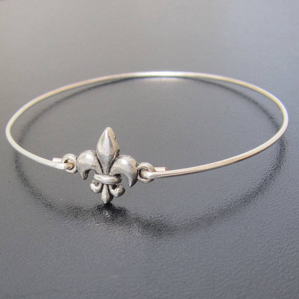 Frosted Willow - Wholesale Cuff bracelet - Fleur de Lis Bracelet3