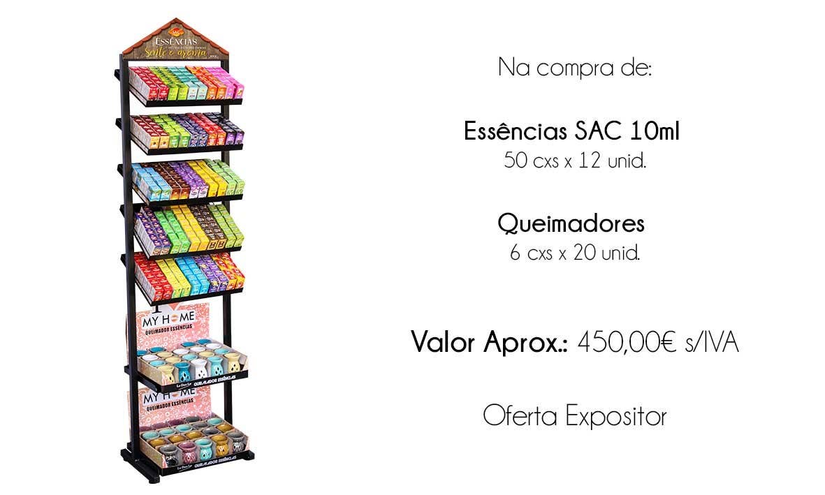 Esoterica Arte – wholesale Retailer display – Beauty & wellness – Exp. Metal Essences Sac 10ml 48x166cm0