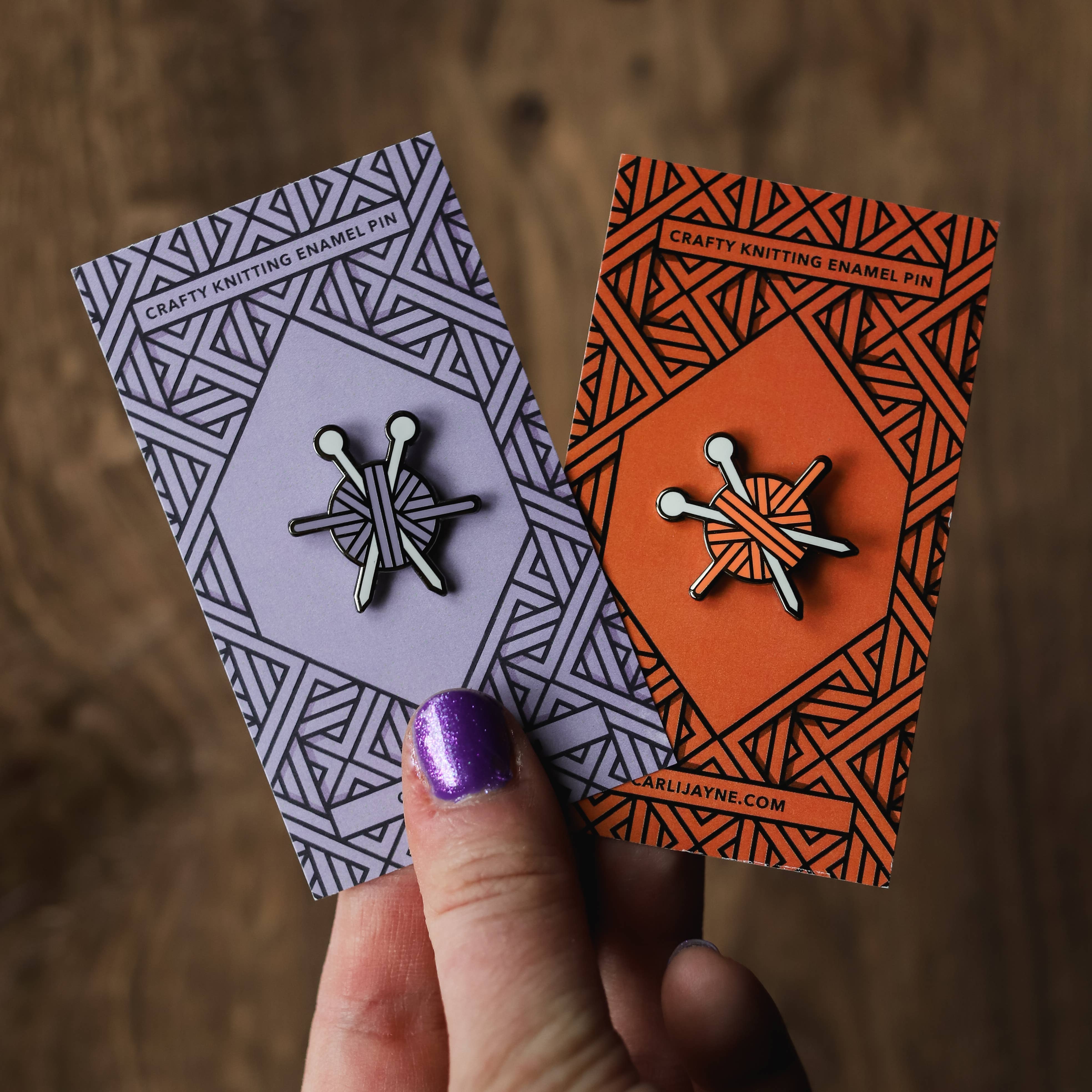 Carli Jayne - Wholesale Lapel Pin/Button - Knitting Enamel Pins2