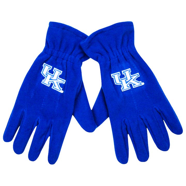 Kentucky Wildcats Blue Fleece Gloves for wholesale by Donegal Bay