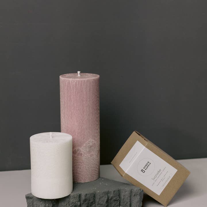 NORDIK KANDLE - Wholesale Pillar Candle - Svaneke Round8